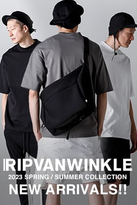 [Arrival Informaiton] Final delivery of RIPVANWINKLE 2023SS Collection drop shoulder-T and body bag are back in stock!