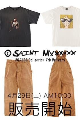 [販売予告] ©️SAINT M×××××× 2023SSコレクション 7th デリバリー 4/29(土) 午前10時より販売開始！