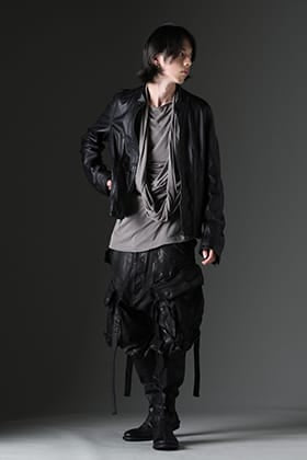 The R Custom Gas Mask Coated Cargo Pants Styling