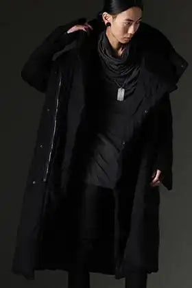 JULIUS 2023-24AW Long Down Coat Styling