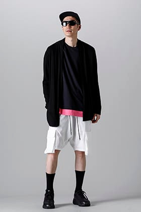 RIPVANWINKLE 23SS ブッシュショーツ ホワイトカラースタイル