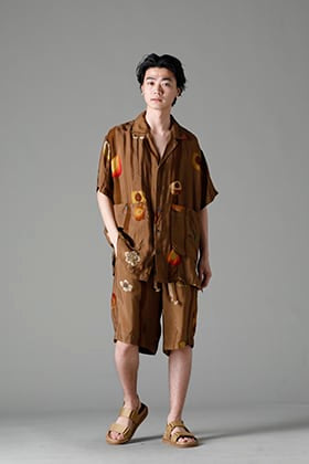 UMA WANG 23SS：フルーツプリント セットアップ スタイル