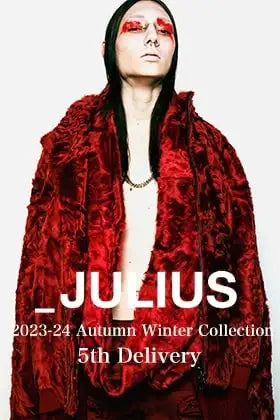 [Arrival Information] The 5th delivery from JULIUS 2023-24 AW collection is now available!