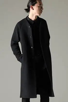 DEVOA 23-24AW long coat handsewn wool super 120's / bamboo Styling