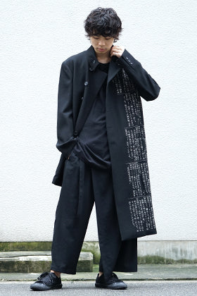 Yohji Yamamoto 19-20AW Asymmetry Dictionary 1 Jacket Style