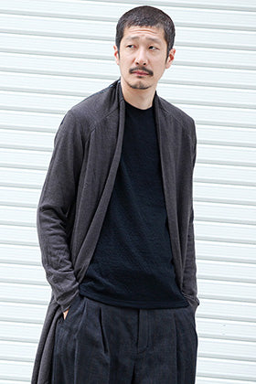 DEVOA 19-20AW wool x alpaca jersey Cardigan Style
