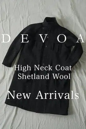 [Arrival information] High Neck Coat from DEVOA 23-24AW Collection has arrived!