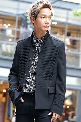 GalaabenD 19AW Napoleon Jacket Slim Black Styling !!