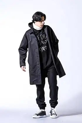 YOHJI YAMAMOTO × NEIGHBORHOOD collaboration coat Brand mix styling