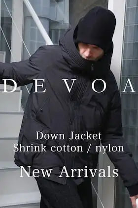 [Arrival information] Down Jacket from DEVOA's 23-24AW Collection Now In Stock