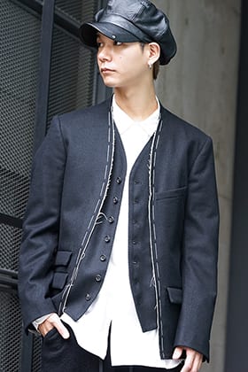 The Viridi-anne 19aw Flannel Jacket Simple Styling!!
