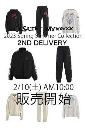 [Release Notice] SAINT Mxxxxxx 2024SS Collection 2nd Drop releasing 10th Feb, Sat at 10am JPT!