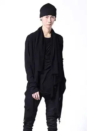 JULIUS 2024SS Damaged cardigan Styling