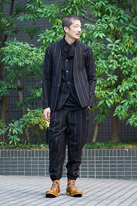 DEVOA 18-19AW Faliero Sarti Virgin Wool Stripe Style