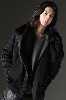 JULIUS 2024PS Padded Hooded Blouson Down Styling