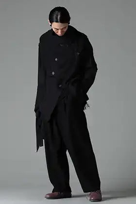 Olubiyi Thomas 23-24 AW Asymmetric Zero Waste Hand Patched Coat