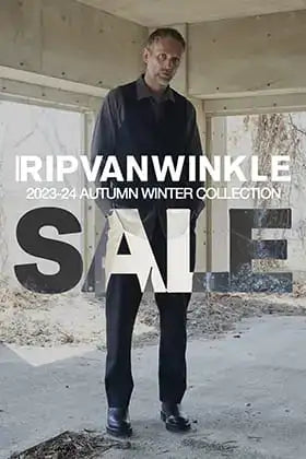 [Sale Information] We are now starting the RIPVANWINKLE 23-24AW online sale!