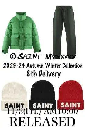 [Release Notice] SAINT Mxxxxxx 2023-24AW Collection 8th Delivery will be available at 10am Japan time on Friday, November 3!