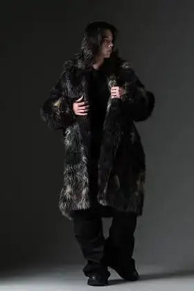 JULIUS 2024PS Camouflage Fur Coat Styling