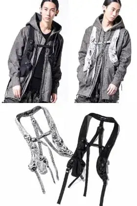 JULIUS 2024SS Permanent Line Harnest Vest Styling