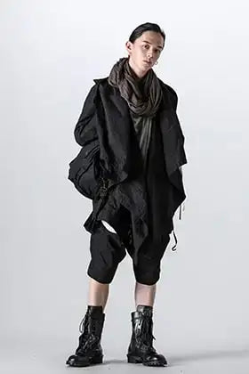 JULIUS 2024SS Drape Coat Spring Styling