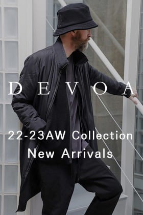 [Arrival Information] DEVOA 22-23AW collection is now in stock.