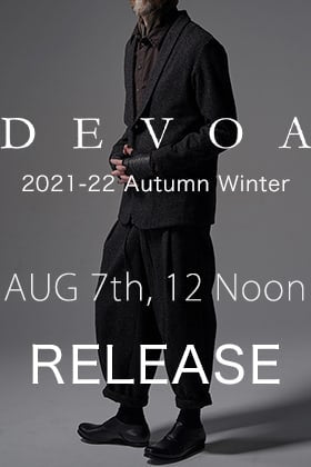 DEVOA 2021-22 AW Collection will be on sale August 7th at 12 noon!