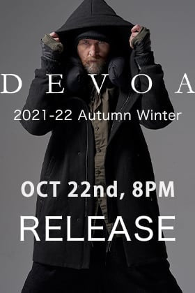 DEVOA 2021-22AW Sales start at 8PM on October 22nd!