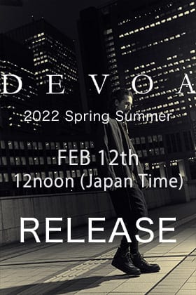 [Release Notice] DEVOA 2022SS February arrival items will be available from 12 noon on February 12th!