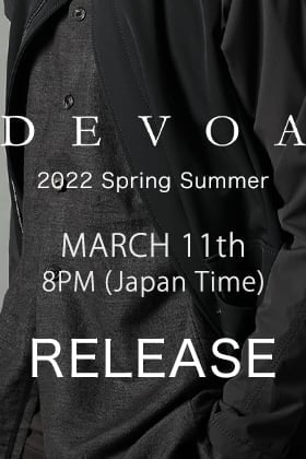 [Release Notice] DEVOA 22SS March delivery will be released at 8 p.m. on Friday, March 11th!