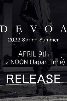[Release Notice] DEVOA 22SS April delivery will be released at 12 noon, on April 9th!