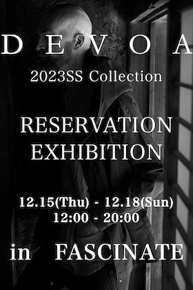 [Event Information] DEVOA 2023SS Collection Pre-order Event in FASCINATE