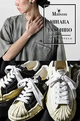 [New Arrival] Now in stock from Maison MIHARA YASUHIRO's standard sneaker vintage sole series and 24 SS collection.