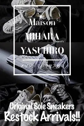 [Arrival Information] Maison MIHARAYASUHIRO Original Sole Sneakers BLAKEY, HANK, and BAKER are now available!