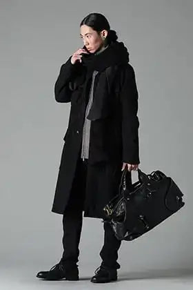 DEVOA 23-24AW Military Coat Styling