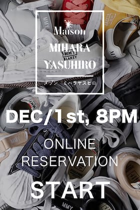 22SS season Maison MIHARAYASUHIRO original sole sneakers available for reservation!!