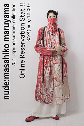 nude: Masahiko maruyama 21 SS Collection reservations starting 24th August at 18 pm!