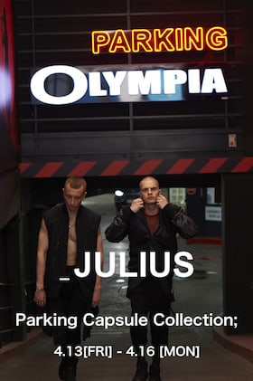 JULIUS PARKING POP-UP STORE OSAKA