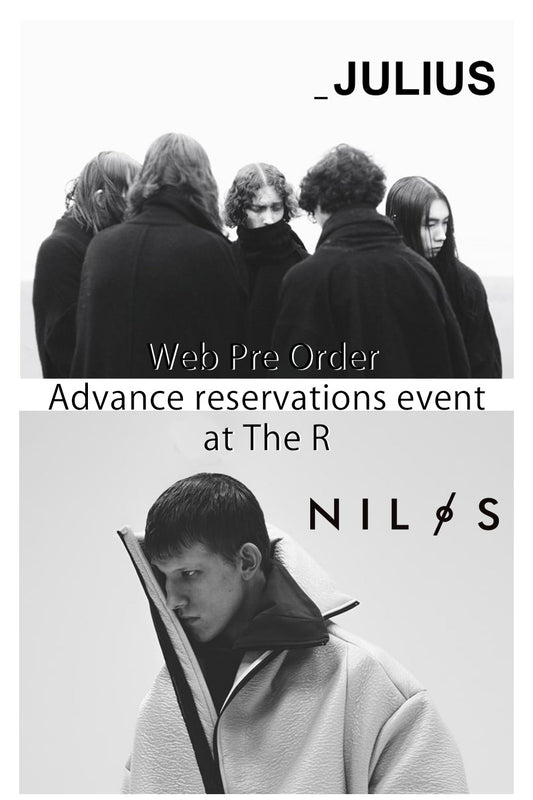 JULIUS & NILøS Web Pre Order & Advance reservations event at The R!!