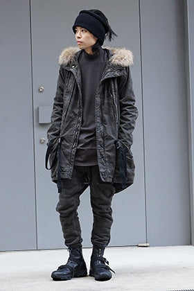 The Viridi-anne 18-19AW Mods coat Winter Style