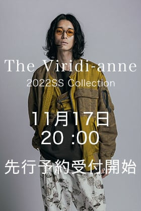 The Viridi-anne(ザヴィリジアン) 2022SSコレクションのオンライン予約を11月17日(水) 20時から受付開始！