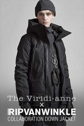 The Viridi-anne x Ripvanwinkle collaboration down Jacket