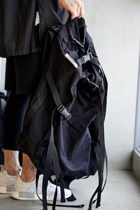 The Viridi-anne 18AW Collection [ Macromauro Cotton Nylon Backpack Small & Large ]