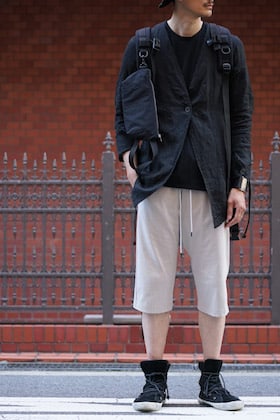 2018SS Styling [ 'Macromauro' cotton nylon backpack ]