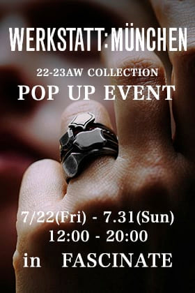 [Event information] WERKSTATT:MÜNCHEN 22-23AW Collection Popup Event