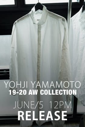 Yohji yamamoto 19-20AW June 5 Release!