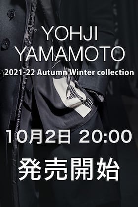 Yohji Yamamoto 10月2日 20時から販売開始!