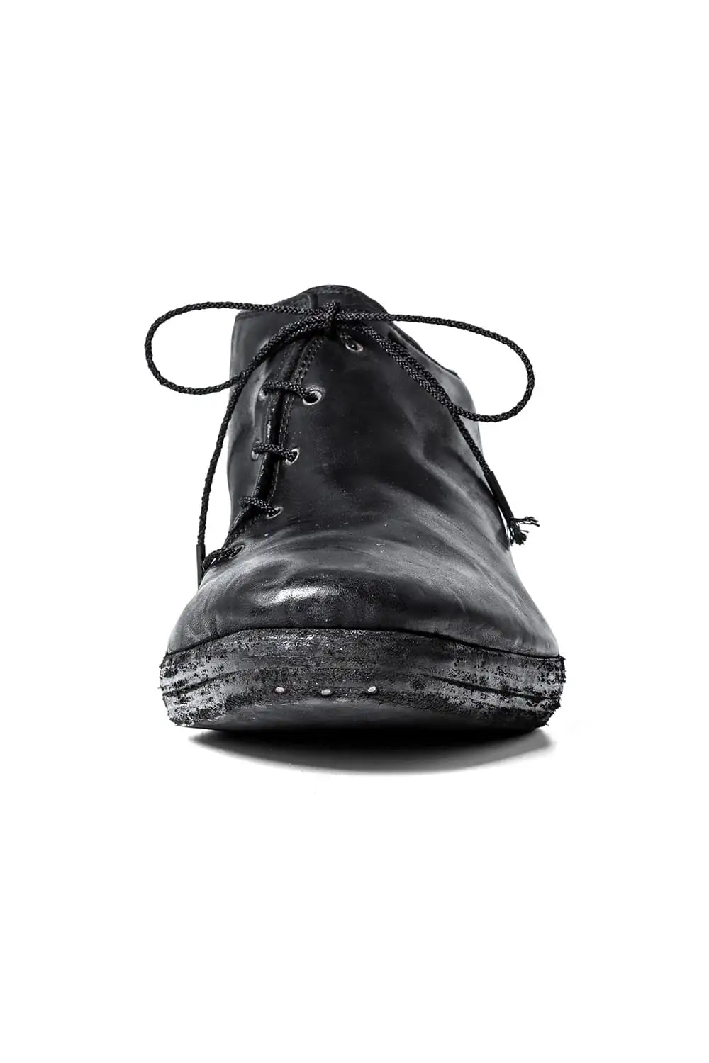 incarnation × DEVOA Shoes Horse leather garment dyed Black