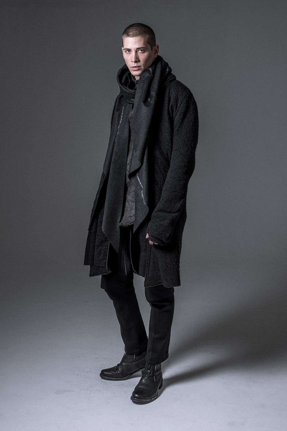Norway wool dual-layered fabric coat