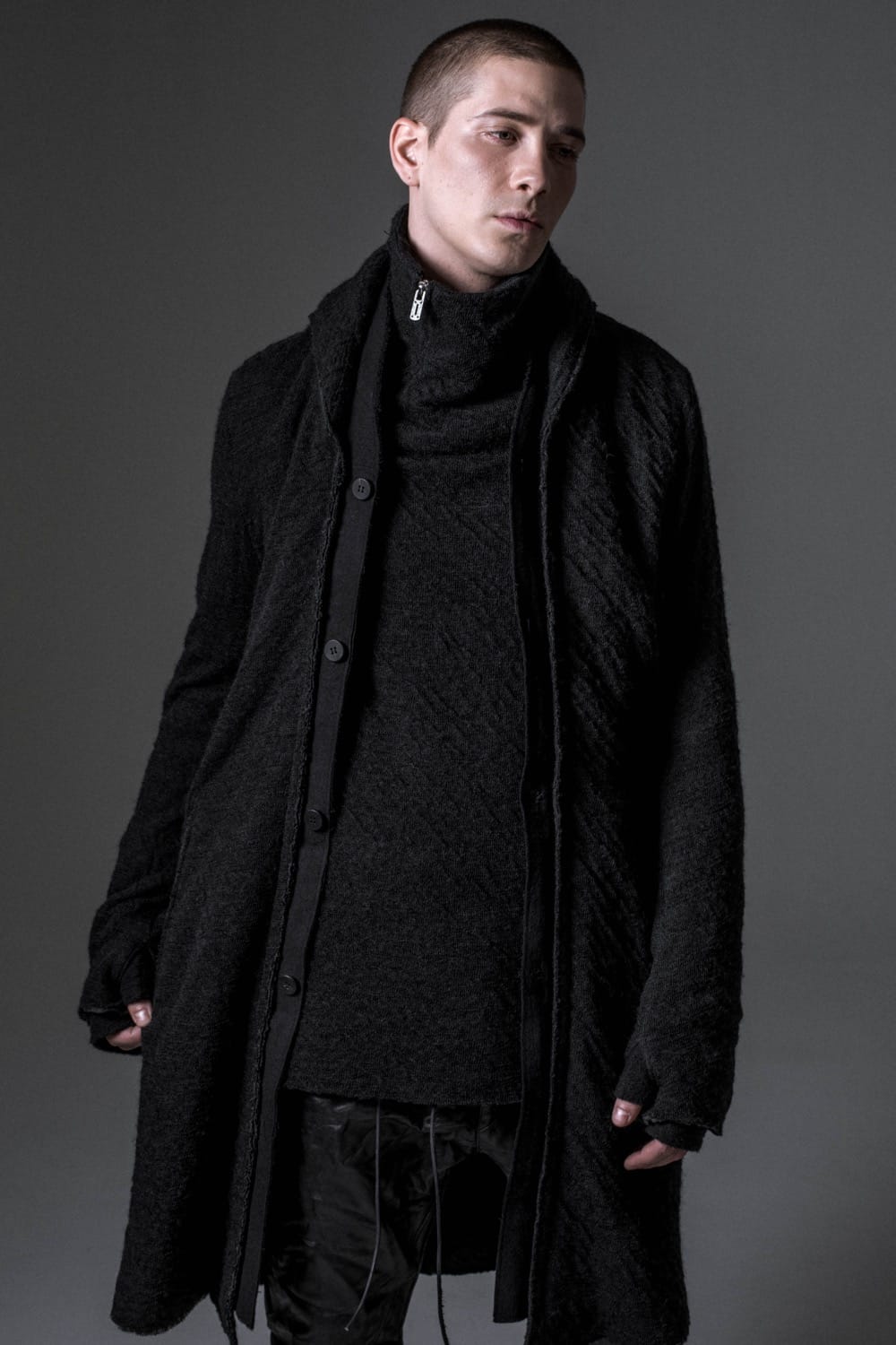 Norway wool dual-layered fabric coat